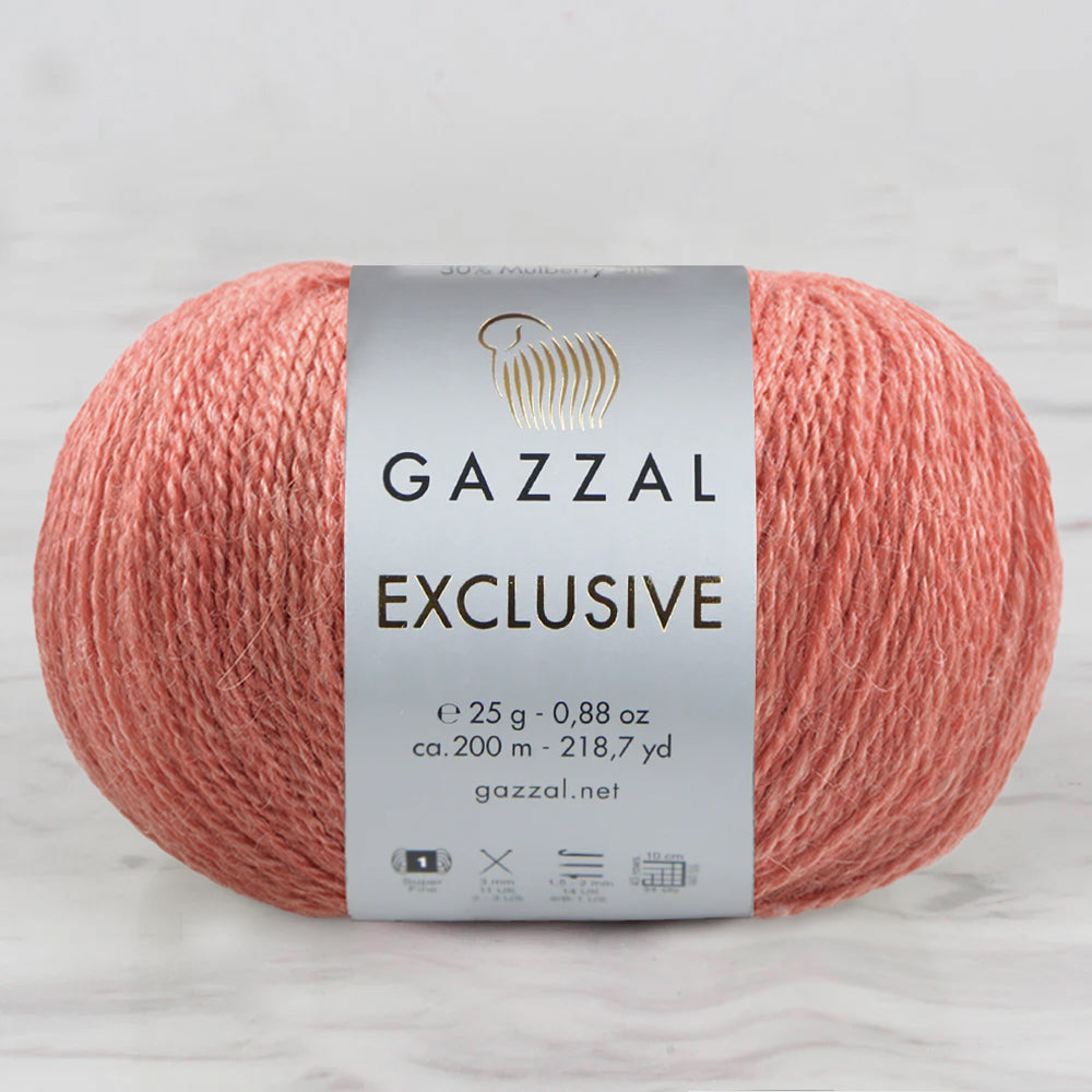 Gazzal Exclusive Turuncu El Örgü İpi- 9943